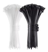 Long Short Thick Thin Narrow Small Fastener Quality Black Cable Ties / Zip Wraps