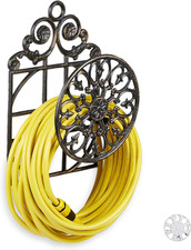 Portatubo Da Giardino, Stile Antico, in Ghisa, Sella Porta Tubo Da Parete, Vinta