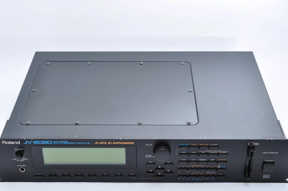 Roland JV-2080 Synthesizer Module 1997 w/Power Cord Working ZJ68995 - Image 4 of 4