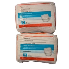 Cardinal Health Sure Care Plus Protective Underwear - S-M, Pack of 20 (Lot Of 2)