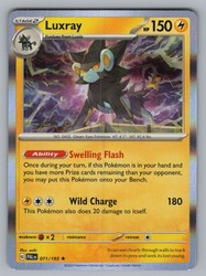 Luxray 071/193 Paldea Evolved Holo Rare