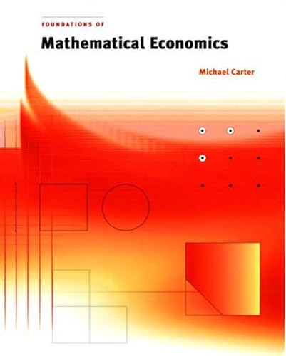 Foundations of Mathematical Economics (The MIT Press). Carter ** - Image 5