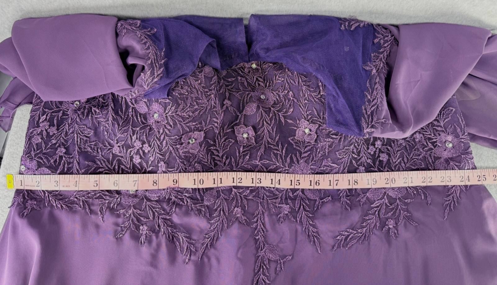 Elegant Plus Mother of Bride Dresses O Neck Appliques Chiffon Wedding Party Gown