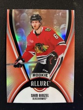 2025-26 Upper Deck Allure Red Rainbow Sam Rinzel Rookie Chicago Blackhawks #111