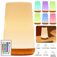 Nachttischlampe Nachttischlampen Leselicht Touch dimmbar modern für Lesen