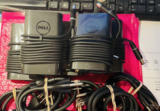 Lot Of 5 Pre-owed DELL 65W Laptop Charger 7.4mm