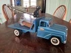 VINTAGE TONKA BOOM TRUCK WITH LOG