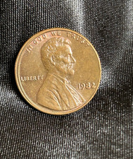 1982 LINCOLN PENNY NO MINT MARK/BROADSTRIKE ERROR/ 3.1 GRAMS