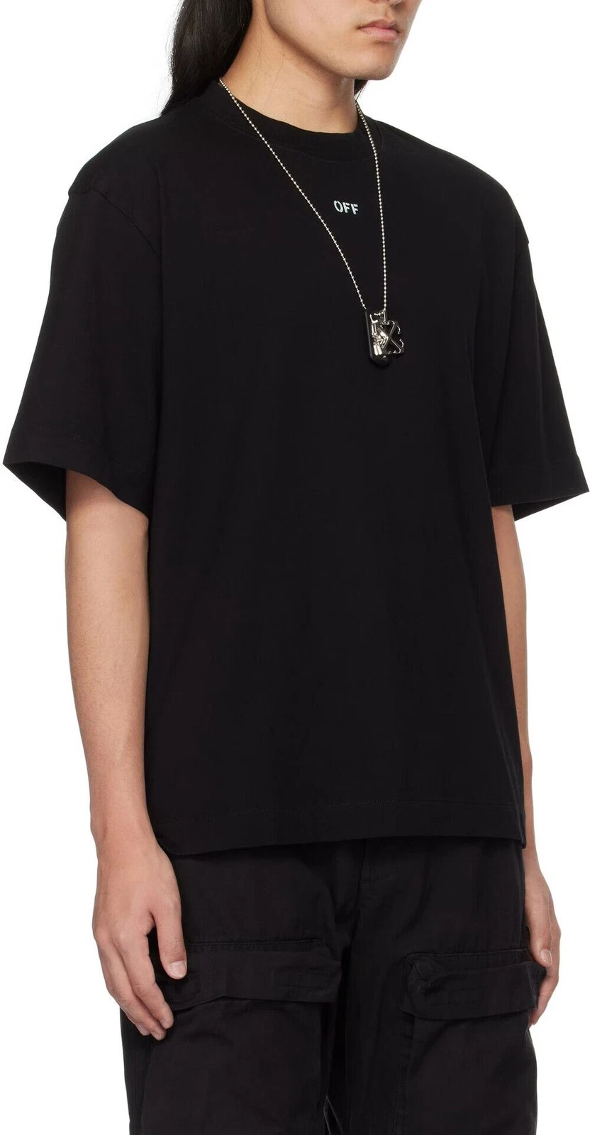 OFF WHITE T shirt manica corta Off White VIBE ARROW nera 125864633