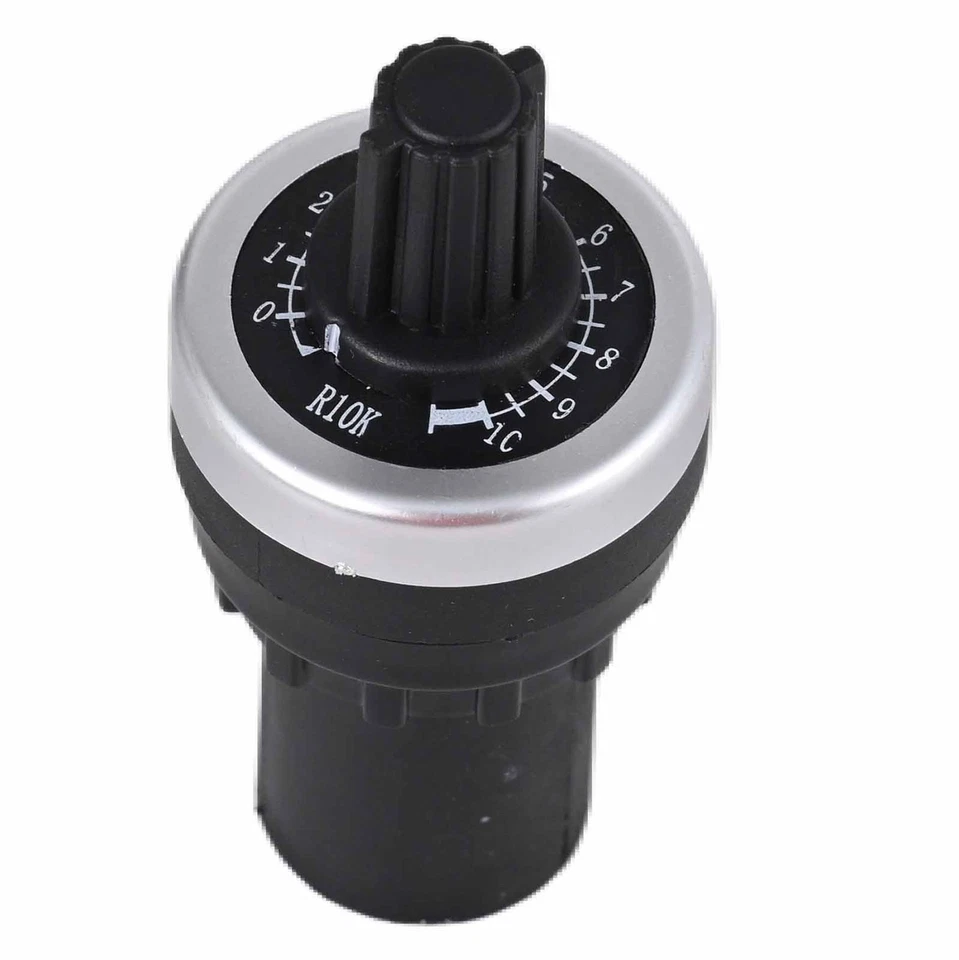 22,5 mm 229491 Potentiometer – 10K Ohm, 0,5 W,Frontmontage M22-R10K IP66 NEU - Bild 2 von 4