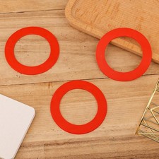 3PCS Flush Valve Seal for Mansfield   Silicone Gasket Replacement Red 