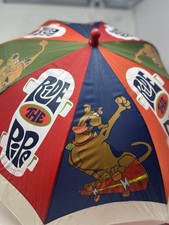2002 Children Hanna-Barbera Scooby-doo Skateboarding "Ride The Pipe" Umbrella