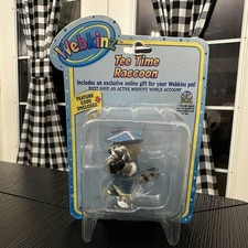 Webkinz Tee Time Raccoon Figure Series 2 Ganz Feature Code Included, New