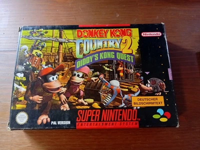 Donkey Kong Country 2 Diddy's Kong Quest SNES OVP Schutzhülle Super Nintendo - Bild 1 von 4