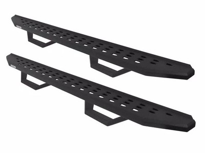 Go Rhino RB Drop Step Text Blk Boards Fit 09-15 Ram 1500,10-15 2500/3500 Crew