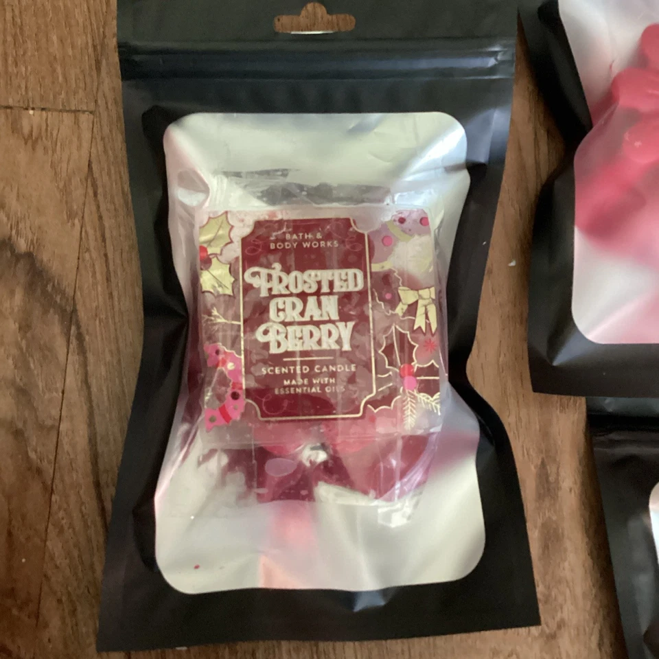 Vela Bath & Bodyworks derrite arándano esmerilado casero (rojo) Foto 3 de 4