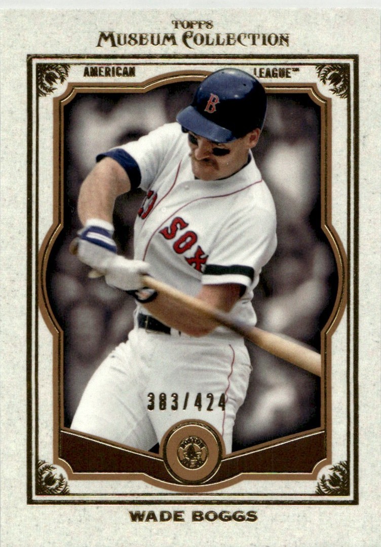 2013 Topps Museum Collection Copper Wade Boggs 383/424 Boston Red Sox #16
