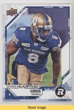 2019 Upper Deck CFL Blue Chris Randle #44 READ 01ks