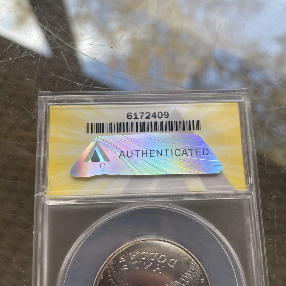 2014-D Baseball Hall of Fame Commemorative Half Dollar ANACS MS69  - Image 4 of 4