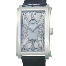 Cuervo y Sobrinos Prominente A1012 Argento Cover Quadrante 33mm Automatico, Uomo