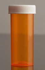 13 Dram,Child-Protective/Push-Down  Turn,Plastic Vial With Cap,Amber/Blue/Green