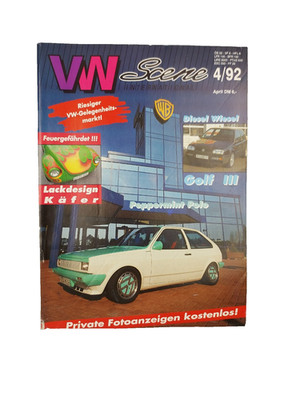 VW Scene 4 von 1992 - Peppermint Polo Diesel Wiesel Golf 3 Lackdesign Käfer