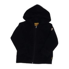 Steiff, Kapuzenpullover, Größe: 92, Schwarz, Baumwolle/Polyester, Einfarbig #Lsw