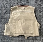 Columbia PFG Men’s Khaki Fishing Vest Sz Medium Multi Pocket Utility Fly Fishing — photo 4