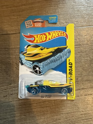 #ad #ad 2015 Hot Wheel Treasure Hunt Blue amp; Yellow Mad Splash Boat $1.99