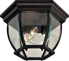 Minka Lavery 71174-66 Wyndmere, 3-Light Flush Ceiling, 120 Total Watts, Black