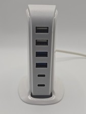 Fast Charging Station for Multiple Devices 45W, with Dual Type C Ports And USB