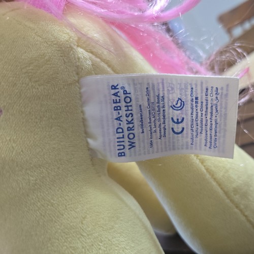 Build A Bear My Little Pony 16" Fluttershy Yellow Butterflies Pegasus Retired - Picture 4 of 6
