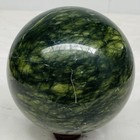 Natural Southern Jade Sphere Green Serpentine Crystal Ball Healing 3080g 6.79LB — photo 6