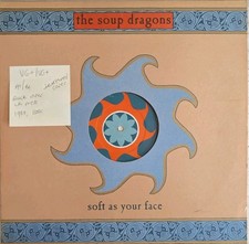 The Soup Dragons Soft As Your Face Vinyl Record 12" VG+/VG+ RTV 124D 1987
