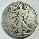 1921-D Walking Liberty Half Dollar 523 Rim Bumps on the Reverse