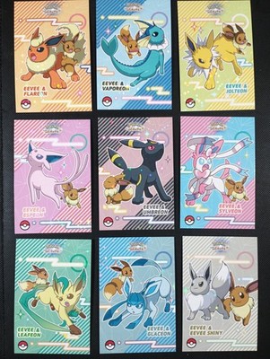 Pokemon Let's Go Eevee Database Peru Duo's Set Eeveelutions Full Set STAR HOLO