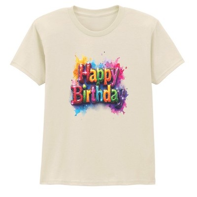Happy Birthday Jungen Mädchen Kinder T-Shirt bunt Feier Geschenk für Kinder