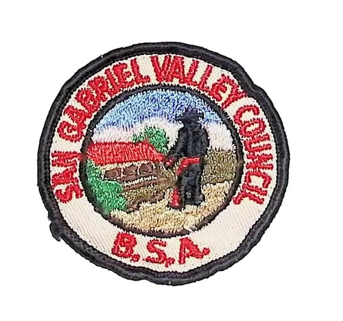 San Gabriel Valley Council CA CP BSA Patch BLK Bdr (ZG511)