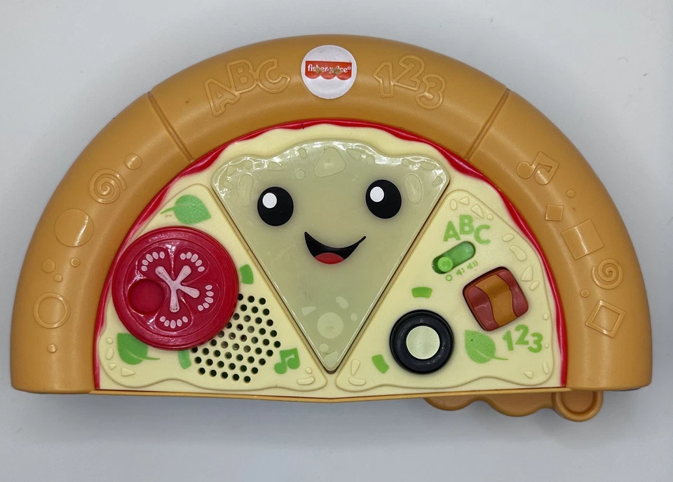 Juguete musical para bebé Fisher-Price Laugh & Learn rebanada de aprendizaje pizza Foto 3 de 3