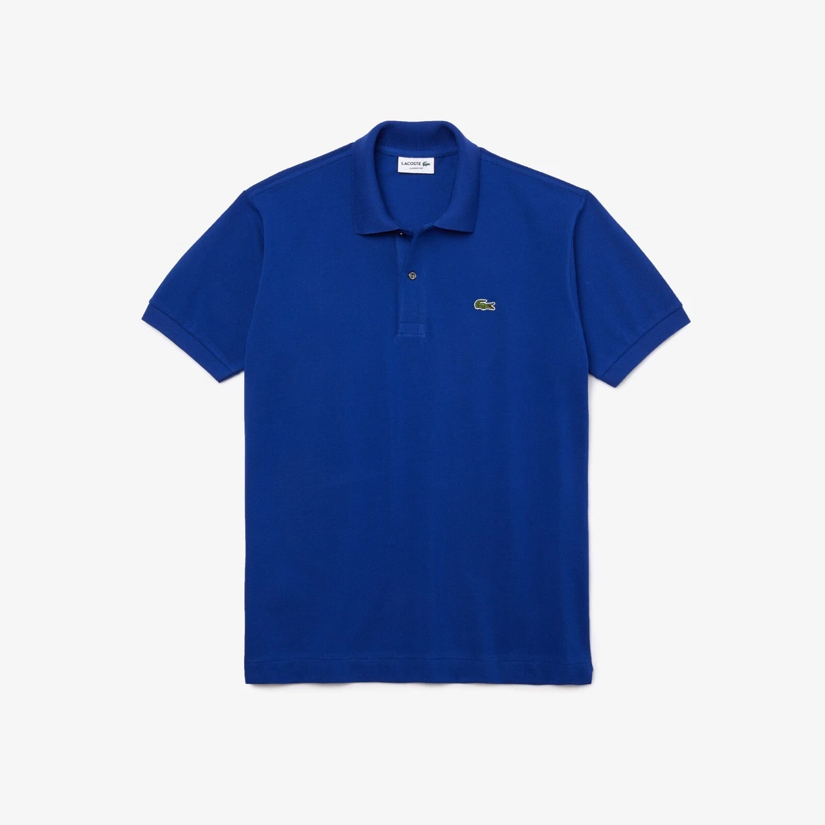 Lacoste Men's Short Sleeve Pique L.12.12 Classic Fit Polo Shirt, Navy Blue,  9 