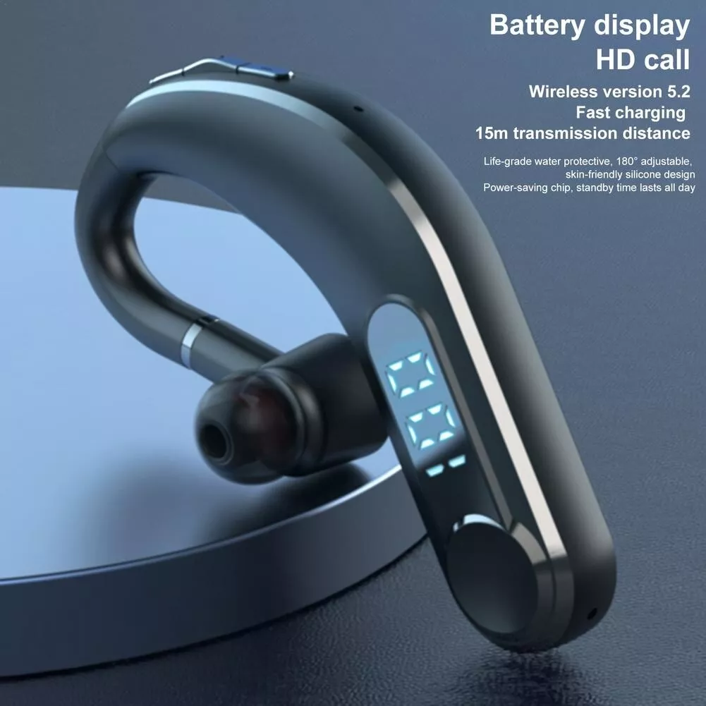 Bluetooth Earpiece Headset Wireless Hands Free Headphones Earbuds