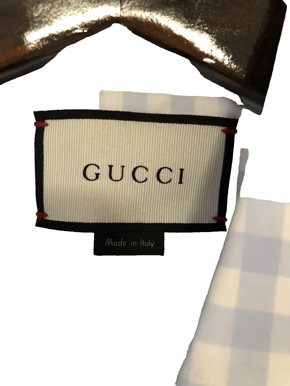 Gucci 格子男士礼服衬衫