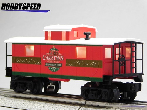 LIONEL CHRISTMAS NE5 CABOOSE happy new year holiday railroad merry 2428470 NEW - Picture 8 of 10
