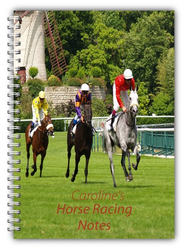 A5 PERSONALISED HORSE RACING NOTEBOOK PAD 100 LINED BLANK PAGE DAD GRANDAD GIFT - Picture 9 of 9