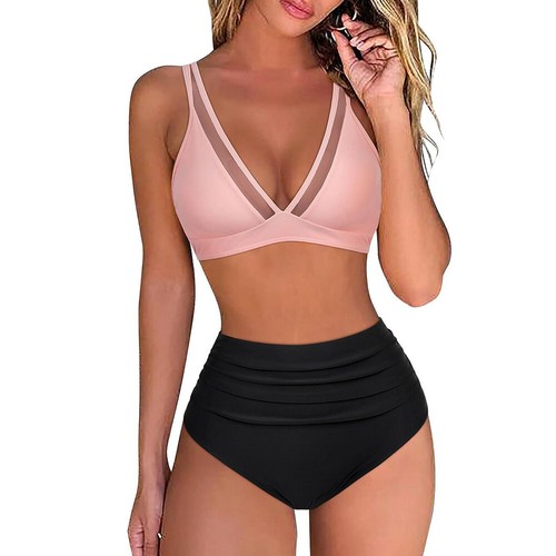 Women Swimsuit Push Up Swimwear Ladies Wire-free Surfing Bathing Suit Bikini Set - Picture 17 of 18