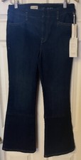 Anthropologie Pilcro The Yaya Mid-Rise Crop Kick Flare Jeans Size 29 Piping