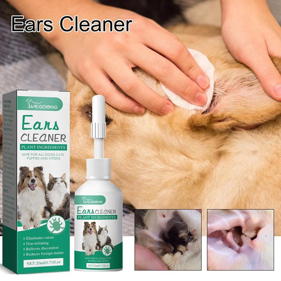 20ml Universal Ear Cleaning For Cats Effective Quick Solution Cleaner