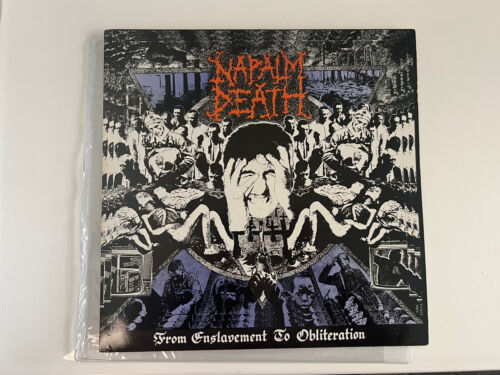 napalm death vinyl Record From Enslavement To Obliteration  - Picture 1 of 16