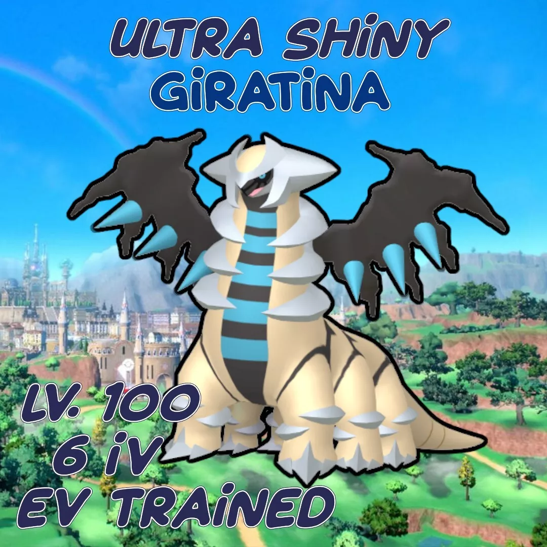 Pokemon Scarlet and Violet Shiny Giratina-Origin Form 6IV-EV Trained