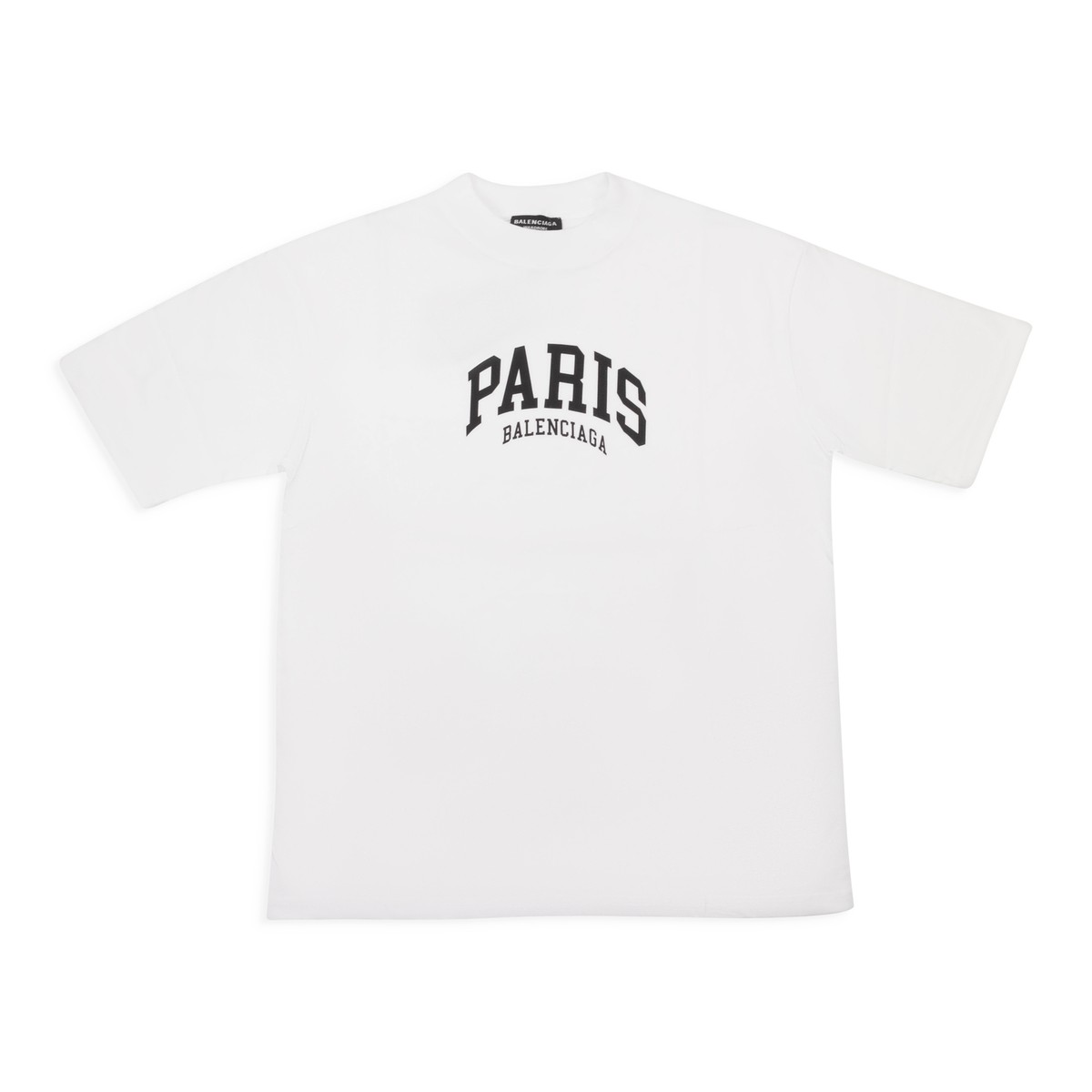 NWT Balenciaga White Black Paris Print T-Shirt Size S $690 | eBay